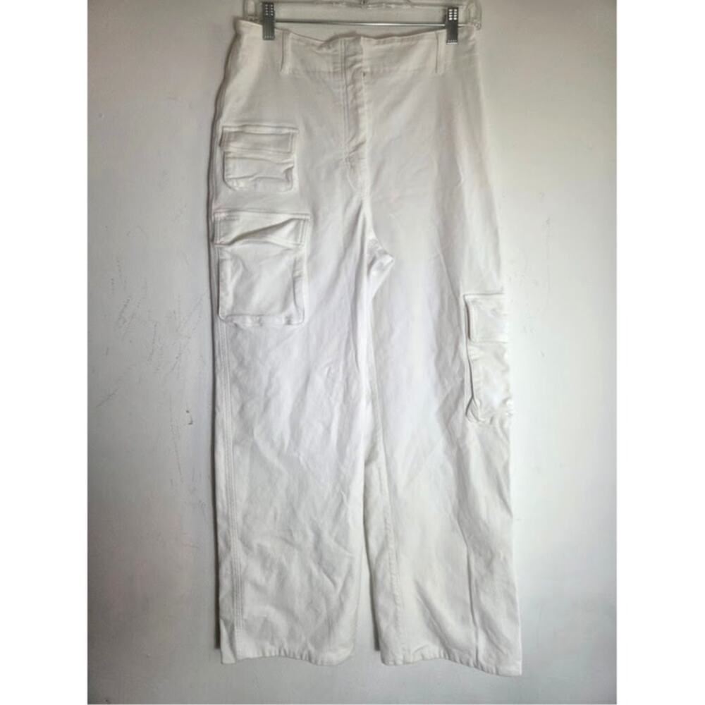 Wilfred Free Aritzia "Picture"White Straight Leg Cargo Cotton Jeans size 10 - Picture 3 of 10